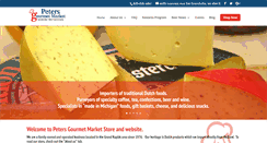 Desktop Screenshot of petersgourmetmarket.com